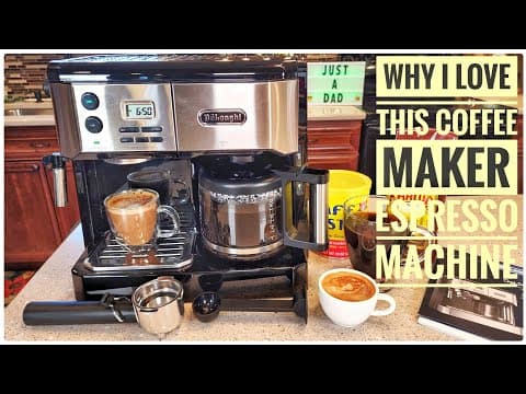 REVIEW De Longhi BCO430BM All In One Combination Coffee Maker & Espresso Machine Cappuccino Latte